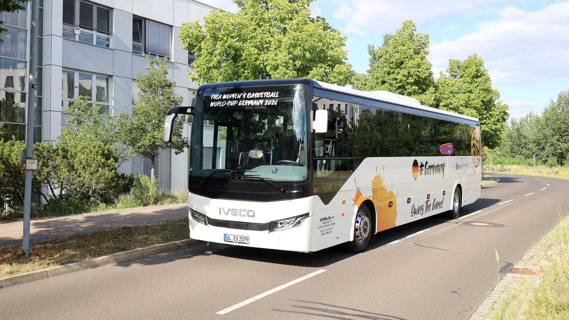 123Bus chooses IVECO BUS EVADYS to support the German Womens National Basketball Team at the 2026 FIBA Womens Basketball World Cup892026_imVidBgImage