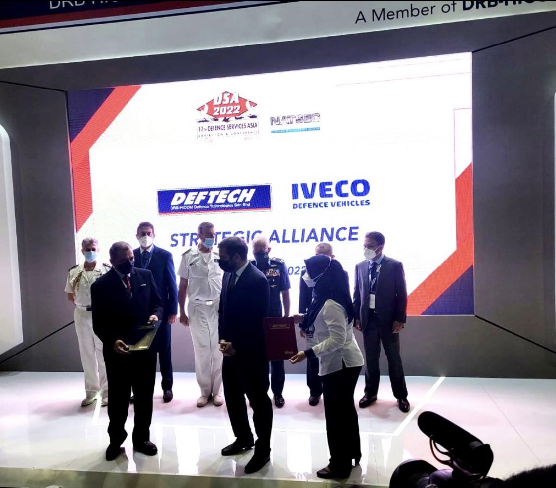 DEFTECH AND IVECO DEFENCE VEHICLES COOPERATE ON THE LOCAL ESTABLISHMENT OF AN AUTHORISED MAINTENANCE REPAIR AND OVERHAUL (MRO) CENTRE